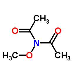 N-Acetyl-N-methoxyacetamide Structure