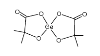 3,3,8,8-tetramethyl-1,4,6,9-tetraoxa-5-germaspiro[4.4]nonane-2,7-dione结构式