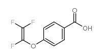 4-((1,2,2-三氟乙烯基)氧基)苯甲酸结构式