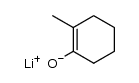 2-methylcyclohexanone lithium enolate结构式