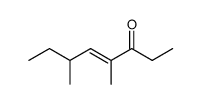 (E)-4,6-Dimethyl-oct-4-en-3-one结构式