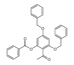 [2-acetyl-3,5-bis(phenylmethoxy)phenyl] benzoate结构式