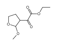 ethyl 2-(2-methoxytetrahydrofuran-3-yl)-2-oxoacetate结构式