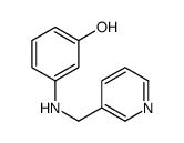 3-(pyridin-3-ylmethylamino)phenol结构式
