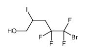5-Bromo-4,4,5,5-tetrafluoro-2-iodo-1-pentanol Structure
