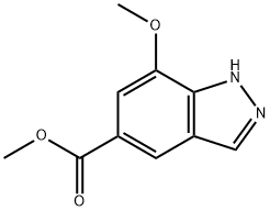 Methyl 7-methoxy-1H-indazole-5-carboxylate Structure