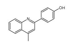 4-(4-methyl-quinolin-2-yl)-phenol结构式