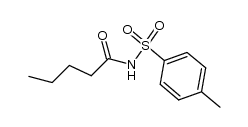 N-pentanoyl-4-methyl-benzenesulfonamide Structure