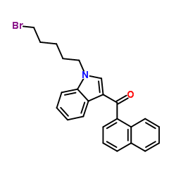 JWH 018 N-(5-bromopentyl) analog Structure