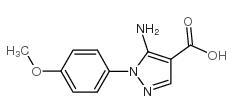 5-AMINO-1-(4-METHOXYPHENYL)-1H-PYRAZOLE& Structure