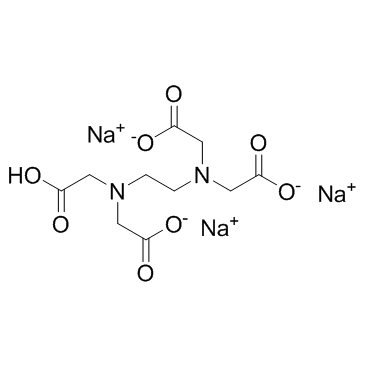 Ethylenediaminetetraacetic acid (trisodium salt) structure