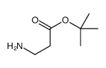 3-氨基丙酸叔丁酯结构式