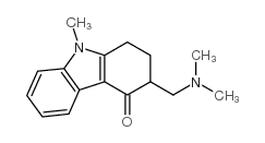 3-[(二甲基氨基)甲基]-9-甲基-1,2,3,9-四氢-4H-咔唑-4-酮结构式