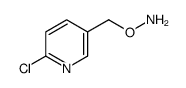 O-[(6-chloropyridin-3-yl)methyl]hydroxylamine结构式