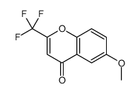 6-methoxy-2-(trifluoromethyl)chromen-4-one结构式