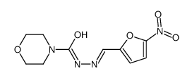 N'-[(5-Nitro-2-furyl)methylene]morpholine-4-carbohydrazide Structure