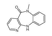 6-methyl-11H-pyrido[3,2-c][1,5]benzodiazepin-5-one结构式