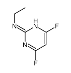 2-Pyrimidinamine,N-ethyl-4,6-difluoro-(9CI) Structure