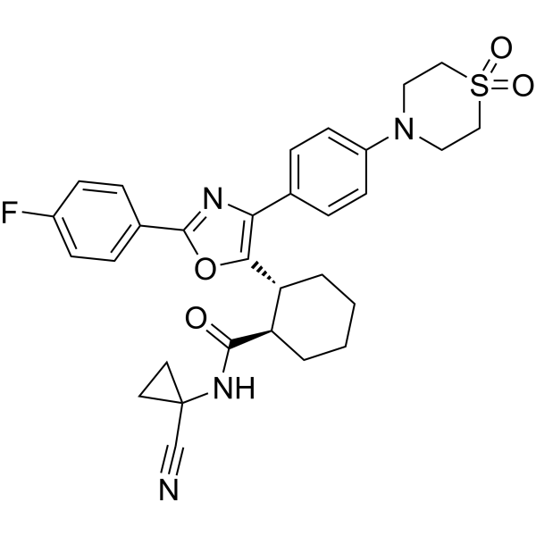Cathepsin K inhibitor 3结构式
