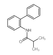Propanamide,N-[1,1'-biphenyl]-2-yl-2-methyl- Structure