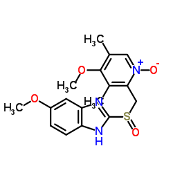 奥美拉唑 N-氧化物结构式