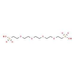 Bis-PEG4-sulfonic acid结构式