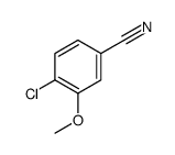 3-甲氧基-4-氯苯腈结构式