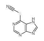 Thiocyanic acid, 1H-purin-6-yl ester (9CI) Structure