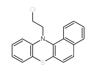 12-(2-chloroethyl)benzo[a]phenothiazine结构式