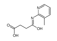 4-[(3-methylpyridin-2-yl)amino]-4-oxobutanoic acid Structure