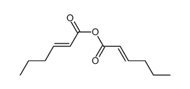 2-hexenoic anhydride Structure