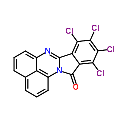 8,9,10,11-四氯-12H-异吲哚并[2,1-a]呸啶-12-酮结构式