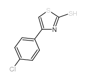 4-(4-氯苯基)-4-噻唑啉-2-硫酮结构式