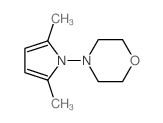 Morpholine,4-(2,5-dimethyl-1H-pyrrol-1-yl)-结构式