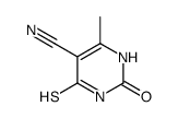 6-甲基-2-氧代-4-硫代-1,2,3,4-四氢嘧啶-5-腈结构式
