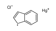 chloro(1H-inden-1-yl)mercury Structure