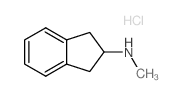 N-2,3-二氢-1H-茚-2-基-n-甲基胺盐酸盐结构式