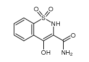 1,1,4-trioxo-1,2,3,4-tetrahydro-1λ6-benzo[e][1,2]thiazine-3-carboxylic acid amide Structure