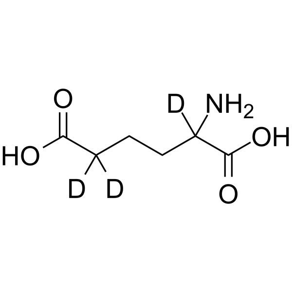 Aminoadipic acid-d3 Structure