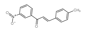 3-(4-methylphenyl)-1-(3-nitrophenyl)prop-2-en-1-one Structure