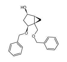 (1S,2R,4S,5R)-4-(phenylmethoxy)-5-[(phenylmethoxy)methyl]bicyclo[3.1.0]hexan-2-ol Structure
