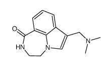 3,4-Dihydro-7-[(dimethylamino)methyl]pyrrolo[3,2,1-jk][1,4]benzodiazepin-1(2H)-one结构式