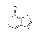 7H-Purine, 3-oxide (9CI) Structure