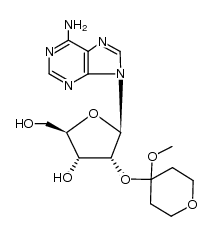 2'-O-(4-methoxytetrahydropyran-4-yl)adenosine结构式