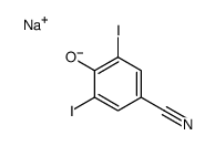sodium 4-hydroxy-3,5-diiodophenylcyanide结构式
