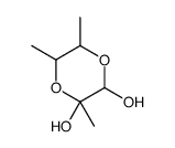 2,5,6-trimethyl-1,4-dioxane-2,3-diol Structure
