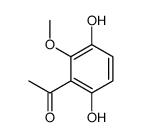 1-(3,6-二羟基-2-甲氧基苯基)乙酮结构式