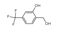 2-(羟甲基)-5-(三氟甲基)苯酚结构式