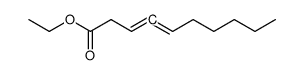 ethyl deca-3,4-dienoate结构式