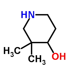3,3-二甲基哌啶-4-醇结构式